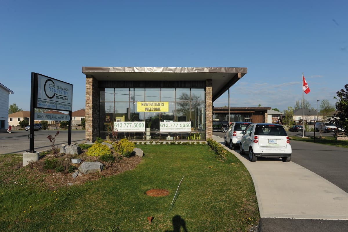 The Cataraqui Woods Dentistry building at 1065 Midland Avenue, Kingston